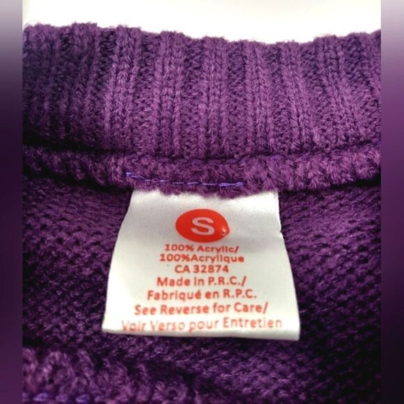 Halloween Knit Sweater Wicked Witch Unisex SZ Small-Medium - Picture 9 of 12